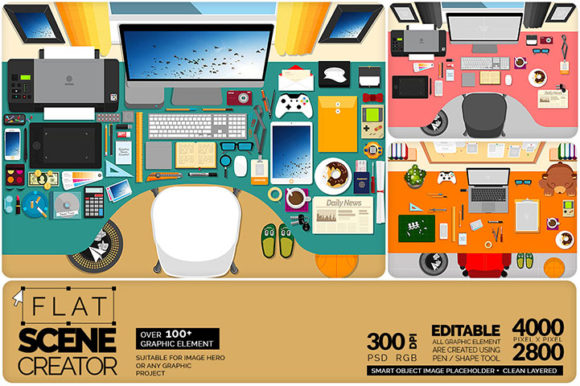 Download Table Workspace Scene Creator - Scene creator Collection