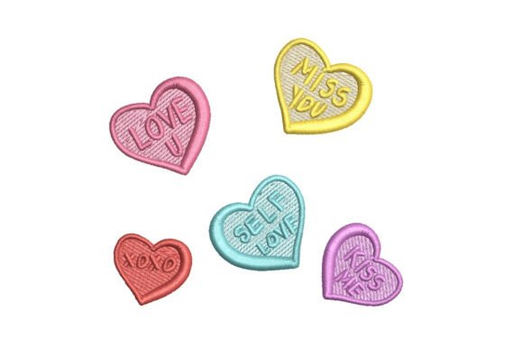 Download Valentine's Day Conversation Hearts - Hearts Collection